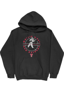 Mallie West Texas Tech Red Raiders Mens Black Illustrated Player Hood