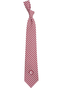 Alabama Crimson Tide Gingham Mens Tie