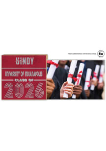 Indianapolis Greyhounds Class of 2026 Floating Picture Frame - Crimson