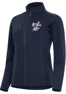 Antigua Oklahoma City Thunder Womens Navy Blue Generation Light Weight Jacket