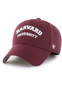 47 Harvard Crimson Script MVP Adjustable Hat - Maroon