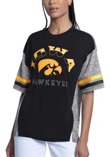 Iowa Hawkeyes Womens Black Off Season Short Sleeve T-Shirt