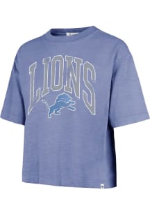 47 Detroit Lions Womens Light Blue Mindi Short Sleeve T-Shirt