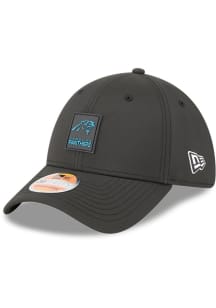 New Era Carolina Panthers Mens Black Sideline 39THIRTY Flex Hat
