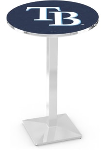 Tampa Bay Rays Chrome Square Base Pub Table