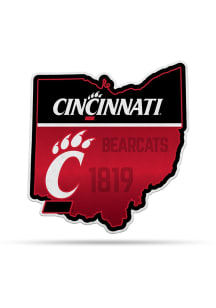 Cincinnati Bearcats State Shape Sport Shape Pennant - Black