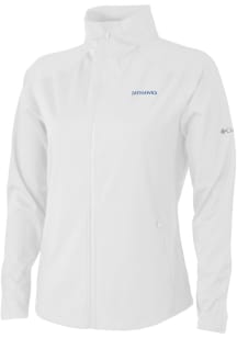 Columbia Kansas Jayhawks Womens White Fairway Friends Light Weight Jacket