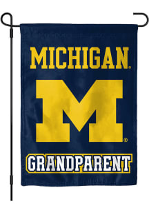 Michigan Wolverines Grandparent Garden Flag - Blue