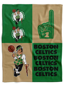 Boston Celtics Domino Swaddle Baby Blanket