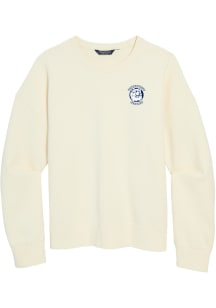 Vineyard Vines UConn Huskies Womens Cream Surf Terry Jonathan Crew Sweatshirt