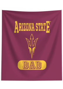 Arizona State Sun Devils Dad 50x60 Tapestry Blanket