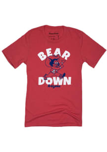 Homefield Arizona Wildcats Cardinal Red Retro Bear Down Short Sleeve Fashion T Shirt
