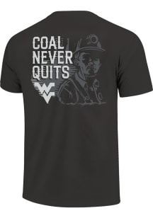 West Virginia Mountaineers Grey Built on Bravery Short Sleeve T Shirt