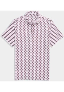 Vineyard Vines Ohio State Buckeyes Mens White Sankaty Short Sleeve Fashion Polo