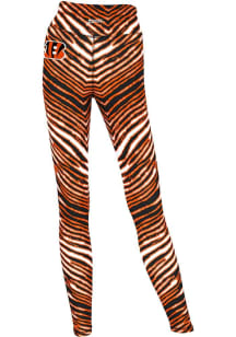 Cincinnati Bengals Womens Orange Zebra Pants