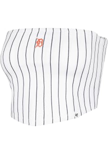 47 Detroit Tigers Womens White Micro Tank Top