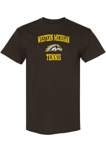 Western Michigan Broncos Brown Tennis Short Sleeve T Shirt