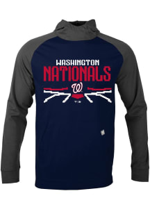 Levelwear Washington Nationals Mens Navy Blue Uproar Arcade Long Sleeve Hoodie