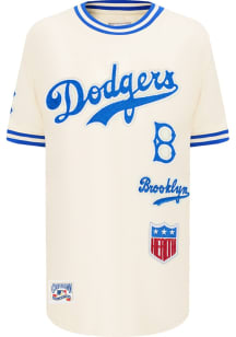 Pro Standard Brooklyn Dodgers Boys White Retro Classics Short Sleeve Fashion Tee