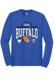 Summit Sportswear Buffalo Bulls Blue MAC 2026 MBB Tournament Bound Long Sleeve T Shirt