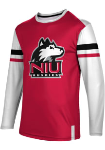 ProSphere Northern Illinois Huskies Red Old School Long Sleeve T Shirt