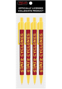 Iowa State Cyclones 4 Pack Pen - Cardinal