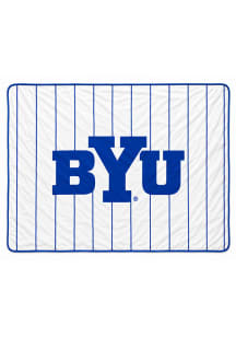 BYU Cougars Roamers Raschel Throw Blanket - White