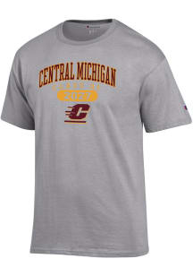 Champion Central Michigan Chippewas Grey Pill Class of 2027 Jersey Short Sleeve T Shirt