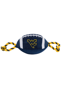 West Virginia Mountaineers Nylon Football Pet Toy