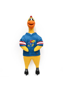 Kansas Jayhawks Rubber Chicken Pet Toy
