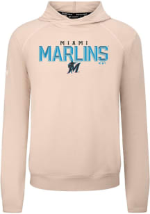 Levelwear Miami Marlins Tan Mandate Carve Long Sleeve T Shirt