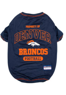 Denver Broncos Team Logo Pet T-Shirt