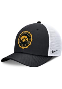 Nike Iowa Hawkeyes Modern Tradition 2T Trucker Adjustable Hat - Black