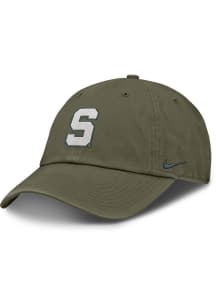 Nike Michigan State Spartans 2024 Club Military Unstructured Adjustable Hat - Green