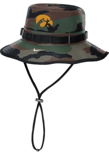 Nike Iowa Hawkeyes Green 2024 Apex Military Mens Bucket Hat