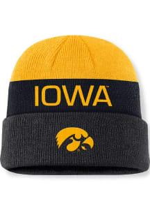 Nike Iowa Hawkeyes Black Terra Primetime Cuff Mens Knit Hat