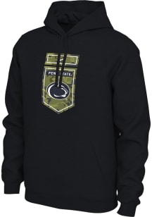 Nike Penn State Nittany Lions Mens Black Veterans Day Long Sleeve Hoodie