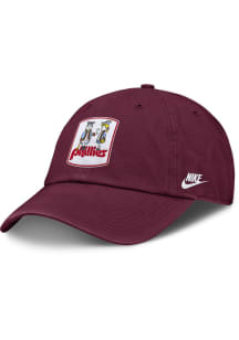 Nike Philadelphia Phillies Cooperstown Logo Club Unstructured Adjustable Hat - Maroon