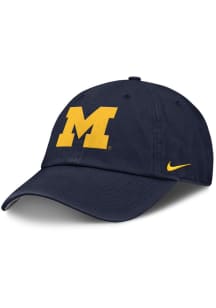 Nike Michigan Wolverines Softball Unstructured Club Cap Adjustable Hat - Blue