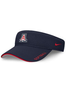 Nike Arizona Wildcats Mens Navy Blue Softball Ace Visor Adjustable Visor