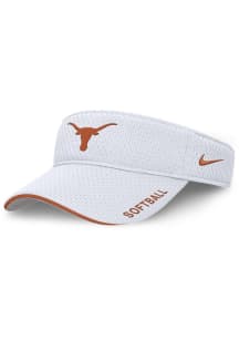 Nike Texas Longhorns Mens White Softball Ace Visor Adjustable Visor