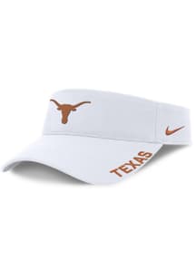 Nike Texas Longhorns Mens White Primetime Dri-Fit Ace Visor Adjustable Visor
