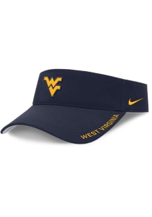 Nike West Virginia Mountaineers Mens Navy Blue Primetime Dri-Fit Ace Visor Adjustable Visor