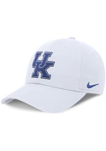 Nike Kentucky Wildcats Unstructured Club Cap Adjustable Hat - White