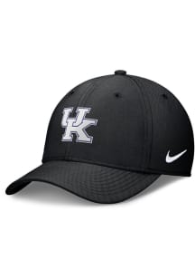 Nike Kentucky Wildcats Mens Black Structured Rise Flex Flex Hat