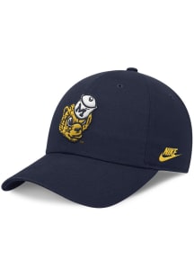 Nike Michigan Wolverines Unstructured Club Cap Adjustable Hat - Blue