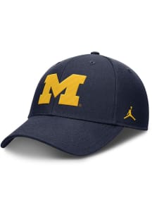 Nike Michigan Wolverines Structured Club Cap Adjustable Hat - Blue