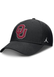 Nike Oklahoma Sooners Structured Club Cap Adjustable Hat - Black
