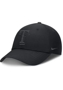 Nike Texas Rangers Tonal Ripstop Club Structured Adjustable Hat - Black
