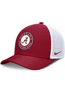 Nike Alabama Crimson Tide NIKE DRI FIT RISE PRIMETIME STRUCTURED TRUCKER CAP Adjustable Hat - Card..
